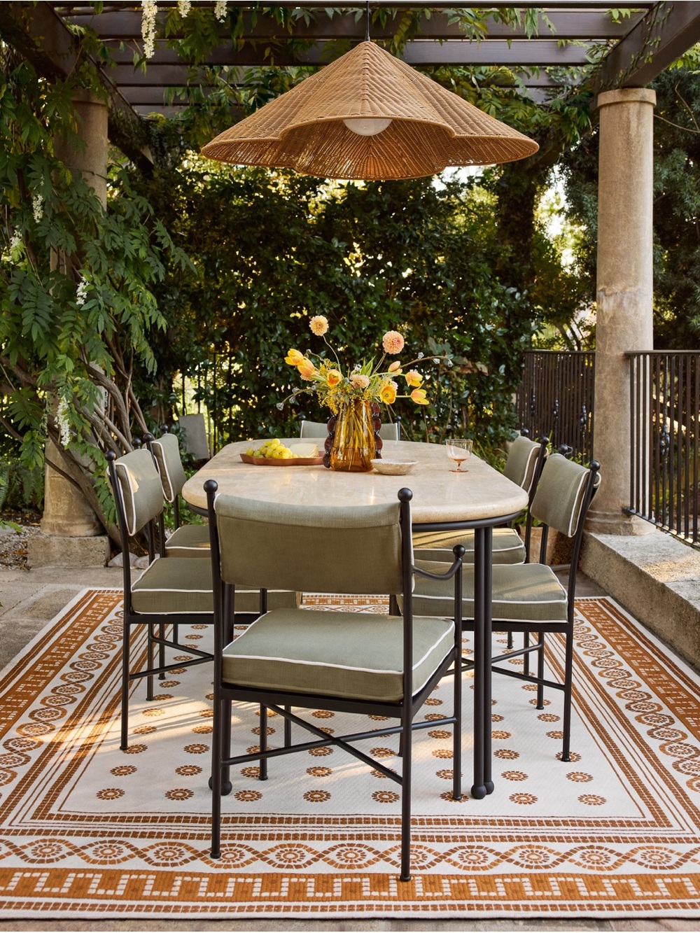 New in Box Lulu & Georgia Kalani Outdoor Pendant Light - Picture 3 of 3